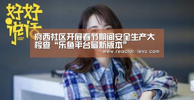 府西社区开展春节期间安全生产大检查“乐鱼平台最新版本”(图2) leyu乐鱼